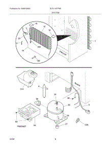 07 - System parts for Frigidaire Freezer GLFU1467FW0 from AppliancePartsPros.com