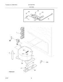 07 - System parts for Frigidaire Freezer GLFC2027FW4 from AppliancePartsPros.com