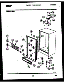 03 - Cabinet Parts parts for Frigidaire Freezer UF16NL4 from AppliancePartsPros.com