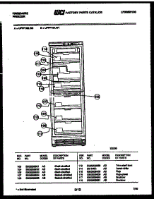 06 - Shelves And Supports parts for Frigidaire Freezer UFPF10ILW1 from AppliancePartsPros.com