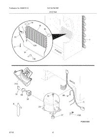 07 - System parts for Frigidaire Freezer GLFH21F8HWE from AppliancePartsPros.com