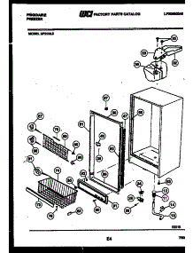 03 - Cabinet Parts parts for Frigidaire Freezer UF21NL2 from AppliancePartsPros.com