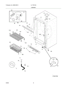 05 - Cabinet parts for Crosley Freezer UL1793CA9 from AppliancePartsPros.com