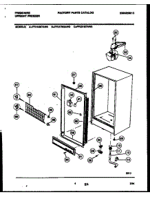 03 - Cabinet Parts parts for Frigidaire Freezer FFU21M7AW3 from AppliancePartsPros.com