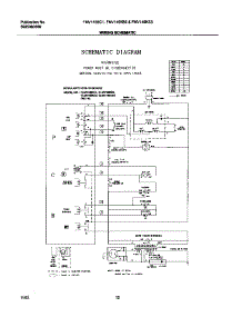 12 - Wiring Schematic parts for Frigidaire Microwave CFMV145KB2 from AppliancePartsPros.com