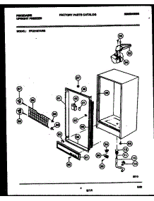 03 - Cabinet Parts parts for Frigidaire Freezer FFU21M7AW2 from AppliancePartsPros.com