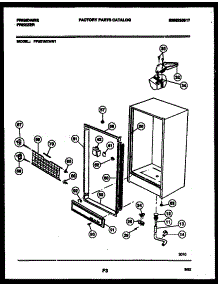 03 - Cabinet Parts parts for Frigidaire Freezer FFU21M7AW1 from AppliancePartsPros.com