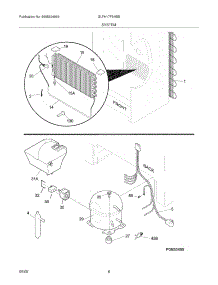 07 - System parts for Frigidaire Freezer GLFH17F8HBB from AppliancePartsPros.com