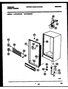 03 - Cabinet Parts parts for Frigidaire Freezer FFU12M4AW2 from AppliancePartsPros.com