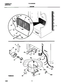 04 - System parts for Frigidaire Freezer FFU14F9GW3 from AppliancePartsPros.com
