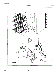 04 - System parts for Frigidaire Freezer FFU12M5GW0 from AppliancePartsPros.com