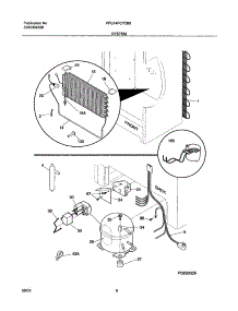 07 - System parts for Frigidaire Freezer FFU14FC7CB0 from AppliancePartsPros.com