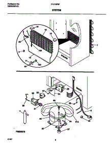 04 - System parts for Frigidaire Freezer FFU16F9FW0 from AppliancePartsPros.com