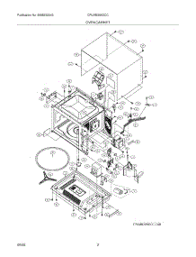 03 - Oven / Cabinet parts for Frigidaire Microwave CPLMB209DCC from AppliancePartsPros.com