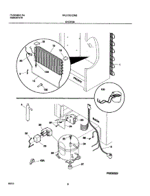 07 - System parts for Frigidaire Freezer FFU17FK1CW0 from AppliancePartsPros.com