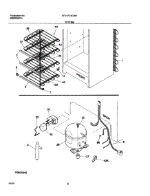 07 - System parts for Frigidaire Freezer FFU17C4CW0 from AppliancePartsPros.com