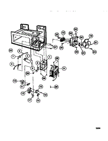 06 - Controls parts for Frigidaire Microwave FMT106T1A1 from AppliancePartsPros.com