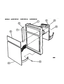08 - Control Panel parts for Frigidaire Microwave FMT106T1A1 from AppliancePartsPros.com