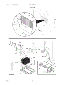 07 - System parts for Frigidaire Freezer PLFU1778ES5 from AppliancePartsPros.com