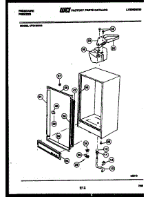 03 - Cabinet Parts parts for Frigidaire Freezer UFS16NW2 from AppliancePartsPros.com