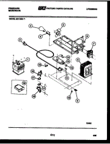 04 - Power Control parts for Frigidaire Microwave MC1355L1 from AppliancePartsPros.com