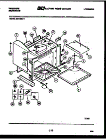 05 - Body Parts parts for Frigidaire Microwave MC1355L1 from AppliancePartsPros.com
