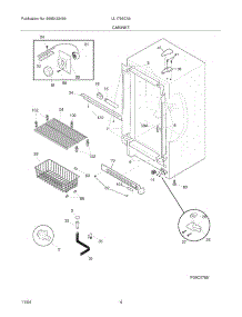 05 - Cabinet parts for Crosley Freezer UL1793CA6 from AppliancePartsPros.com