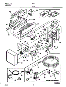 Door parts for Frigidaire Ice Maker IM-5 from AppliancePartsPros.com