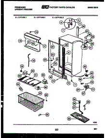 03 - Cabinet Parts parts for Frigidaire Freezer UFP16NL2 from AppliancePartsPros.com