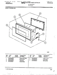 Tappan Microwave Page 4 parts for Frigidaire Microwave 56-2180 from AppliancePartsPros.com