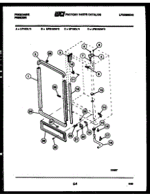 03 - Cabinet Parts parts for Frigidaire Freezer UF16DL3 from AppliancePartsPros.com