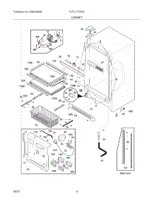 05 - Cabinet parts for Frigidaire Freezer PLFU1778ES3 from AppliancePartsPros.com