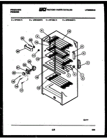 04 - Shelf Parts parts for Frigidaire Freezer UFS16DW3 from AppliancePartsPros.com