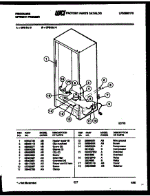 05 - System Parts parts for Frigidaire Freezer UF21DL3 from AppliancePartsPros.com