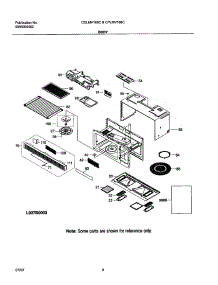 09 - Body parts for Frigidaire Microwave CGLMV168CS1 from AppliancePartsPros.com