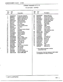Upright Freezer 15 Cu. Ft. Page 6 parts for Frigidaire Freezer TFU16F7AW1 from AppliancePartsPros.com