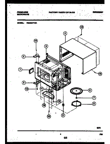 04 - Wrapper And Body Parts parts for Frigidaire Microwave FMS084T1B1 from AppliancePartsPros.com