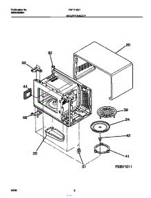 05 - Wrapper / Body parts for Frigidaire Microwave FMT118U1B0 from AppliancePartsPros.com