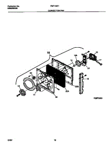 07 - Convection Fan parts for Frigidaire Microwave FMT139E1B0 from AppliancePartsPros.com