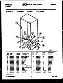 05 - Compressor Parts parts for Frigidaire Freezer UFE16DL3 from AppliancePartsPros.com
