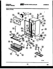 03 - Cabinet Parts parts for Frigidaire Freezer UFP19NL1 from AppliancePartsPros.com