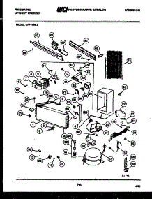 04 - System And Automatic Defrost Parts parts for Frigidaire Freezer UFP19NL1 from AppliancePartsPros.com