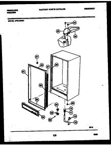 03 - Cabinet Parts parts for Frigidaire Freezer UFS16NW4 from AppliancePartsPros.com