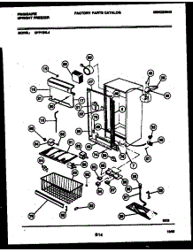 03 - Cabinet Parts parts for Frigidaire Freezer UFP19NL4 from AppliancePartsPros.com