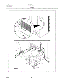 07 - System parts for Frigidaire Freezer FFU20F3AW2 from AppliancePartsPros.com
