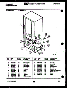 05 - System Parts parts for Frigidaire Freezer UFS19EL2 from AppliancePartsPros.com