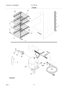 07 - System parts for Frigidaire Freezer FFU17M7HWK from AppliancePartsPros.com