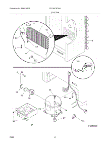 07 - System parts for Frigidaire Freezer FFU20IC8CW4 from AppliancePartsPros.com