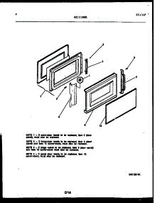 03 - Door Parts parts for Frigidaire Microwave MCT1080R1 from AppliancePartsPros.com
