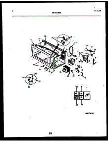 04 - Functional Parts parts for Frigidaire Microwave MCT1080R1 from AppliancePartsPros.com